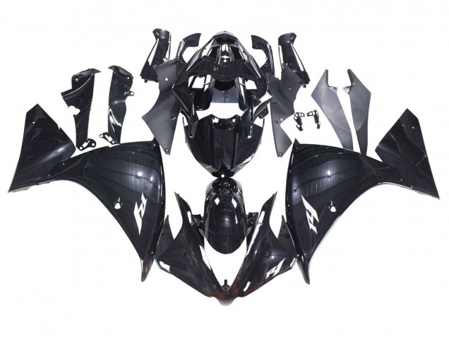 Carenados Moto Yamaha YZF 1000 R1 2012-2014 - Negro Brillante Fábrica