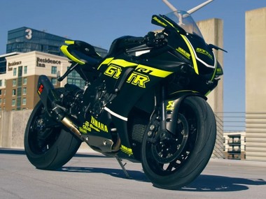 Carenados Moto Yamaha YZF 1000 R1 2020-2025 - Negro Brillante Fluorescent Amarillo Fábrica