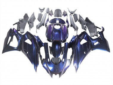 Carenados Moto Yamaha YZF R7 2021-2024 - Gradiente Azul Púrpura Fábrica