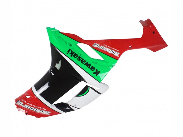 Carenados Moto Kawasaki ZX6R 2007-2008 - Verde Rojo Fábrica
