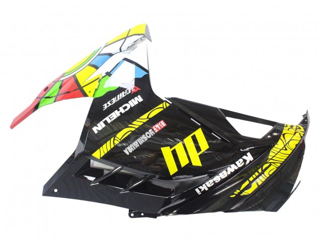 Carenados Moto Kawasaki EX300 2013-2024 - Negro Brillante Amarillo Rojo Verde Azul Blanco Fábrica
