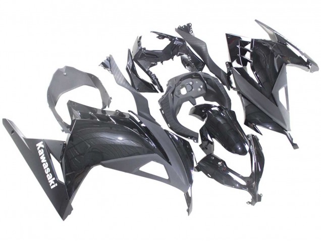 Carenados Moto Kawasaki EX300 2013-2024 - Negro Brillante Fábrica