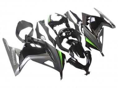 Carenados Moto Kawasaki EX300 2013-2024 - Negro Brillante Negro Mate Verde Fábrica