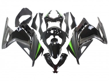 Carenados Moto Kawasaki EX300 2013-2024 - Negro Brillante Negro Mate Verde Fábrica