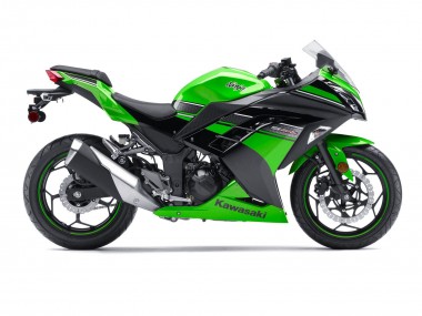 Carenado Moto Kawasaki EX300 2013-2024 - Verde Negro Fábrica