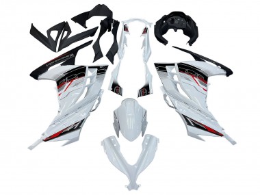 Carenados Moto Kawasaki EX300 2013-2024 - Blanco Rojo Negro Fábrica