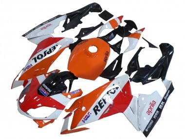 Carenados Moto Aprilia RS125 2006-2011 - Blanco Naranja Rojo Repsol Fábrica