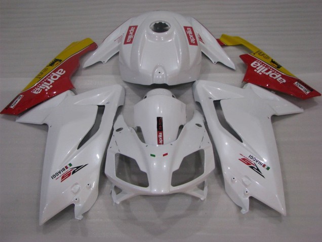 Carenados Moto Aprilia RS125 2006-2011 - Blanco Rojo Amarillo Fábrica