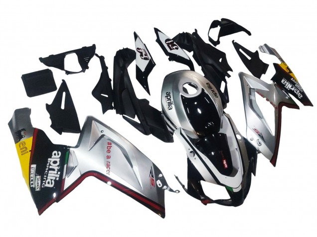 Carenados Moto Aprilia RS125 2006-2011 - Plata Negro Fábrica
