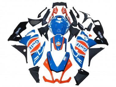 Carenados Moto Aprilia RS4 50 125 2012-2018 - Blanco Azul Naranja Negro Brillante Gulf Fábrica