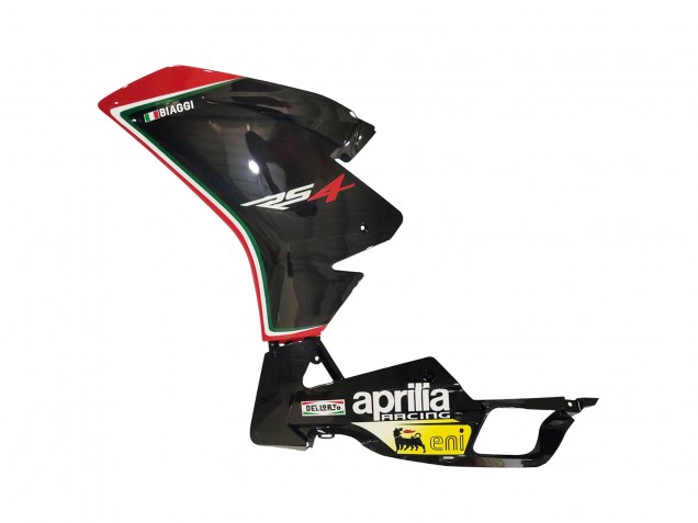Carenados Moto Aprilia RS4 50 125 2012-2018 - Blanco Rojo Amarillo Negro Brillante Fábrica