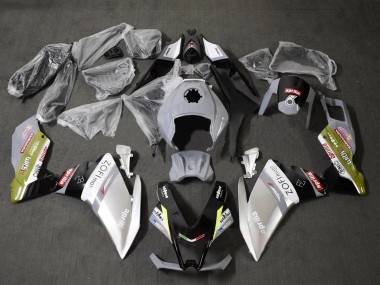 Carenados Moto Aprilia RS4 50 125 2012-2018 - Blanco Plata Gris Negro Fábrica