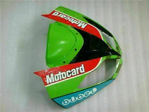 Carenados Moto Kawasaki ZX6R 2009-2012 - Verde Blanco Rojo Negro Azul Motocard Fábrica