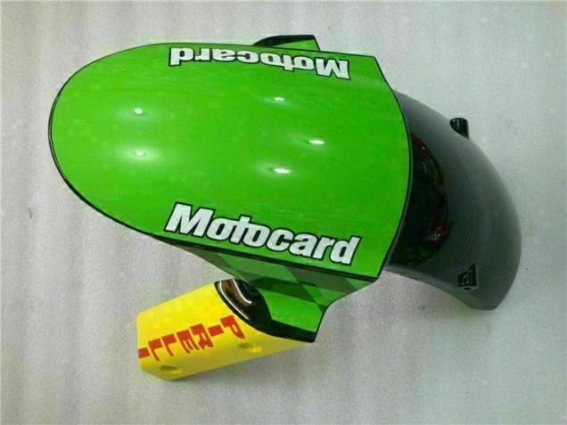 Carenados Moto Kawasaki ZX6R 2009-2012 - Verde Blanco Rojo Negro Azul Motocard Fábrica