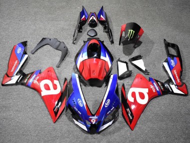 Carenados Moto Aprilia RS4 50 125 2012-2018 - Blanco Azul Rojo Fábrica