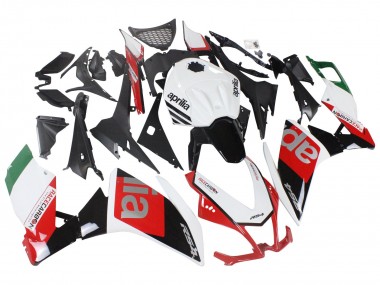 Carenados Moto Aprilia RS4 50 125 2012-2018 - Blanco Rojo Verde Negro Brillante Fábrica