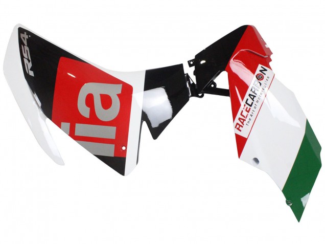 Carenados Moto Aprilia RS4 50 125 2012-2018 - Blanco Rojo Verde Negro Brillante Fábrica