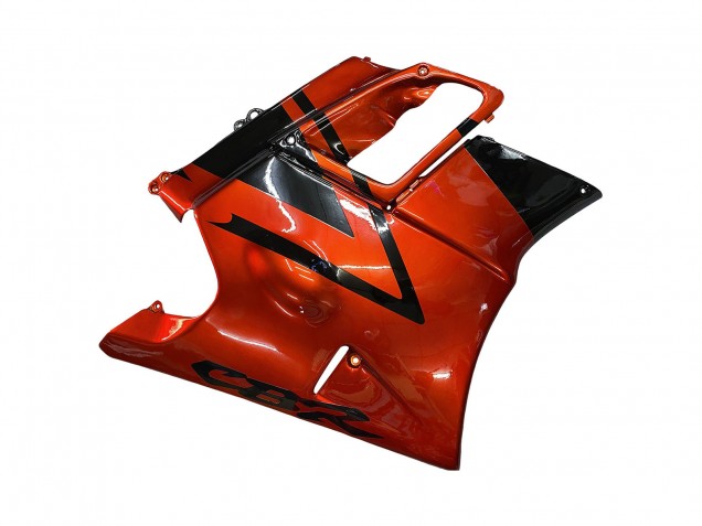 Carenados Moto Honda CBR600 F2 1991-1994 - Naranja Negro Brillante Fábrica