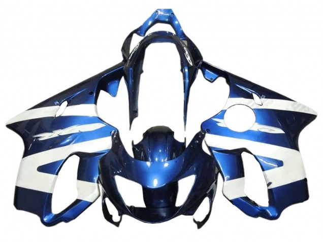 Carenados Moto Honda CBR600 F4 1999-2000 - Blanco Azul Fábrica
