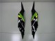 Carenados Moto Kawasaki ZX6R 2013-2018 - Verde Amarillo Negro Brillante Negro Mate Fábrica