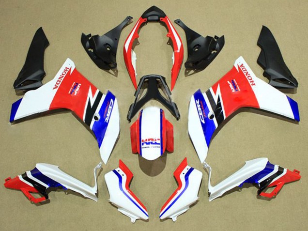 Carenados Moto Honda CBR600F 2011-2013 - Blanco Rojo Azul Fábrica