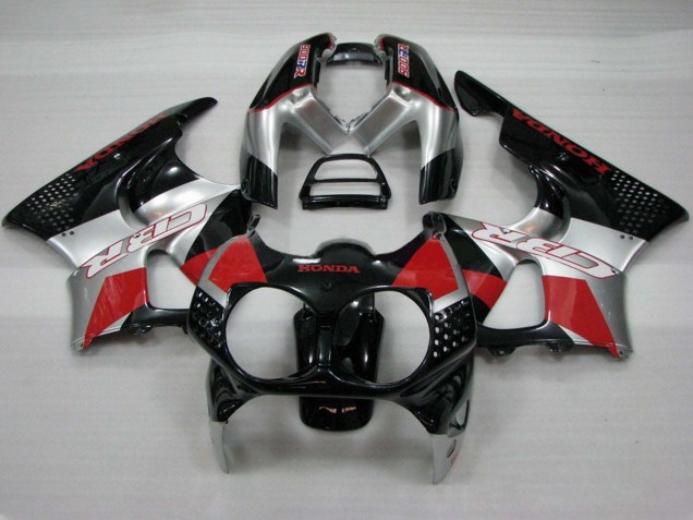 Carenados Moto Honda CBR900RR 893 1992-1993 - Plata Rojo Negro Brillante Fábrica