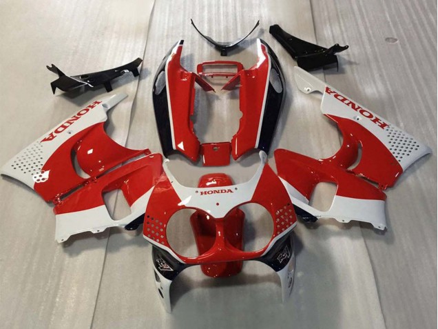 Carenados Moto Honda CBR900RR 893 1992-1993 - Blanco Rojo Negro Brillante Fábrica