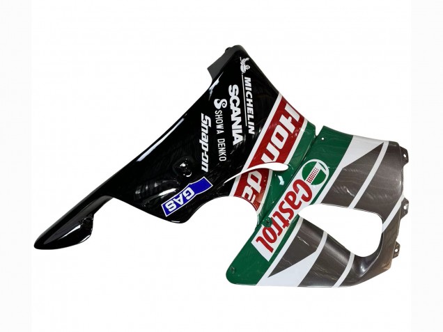 Carenados Moto Honda CBR900RR 893 1996-1997 - Blanco Verde Gris Negro Brillante Castrol Fábrica