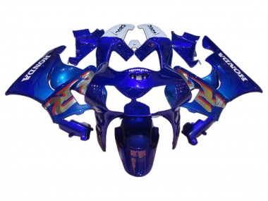 Carenados Moto Honda CBR900RR 919 1998-1999 - Blanco Azul Plata Fábrica