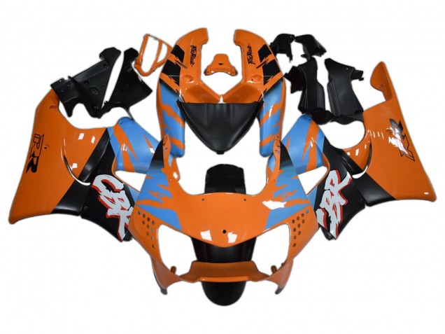 Carenados Moto Honda CBR900RR 919 1998-1999 - Naranja Azul Negro Mate Fábrica