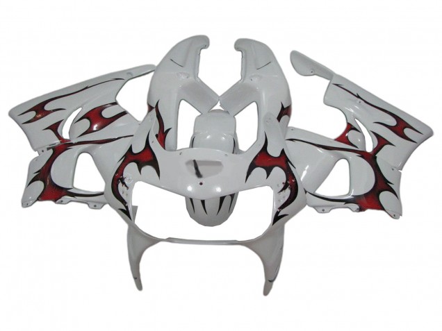 Carenados Moto Honda CBR900RR 919 1998-1999 - Blanco Rojo Fábrica