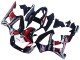 Carenados Moto Honda CBR900RR 929 2000-2001 - Rojo Blanco Negro Brillante PlayStation 2 Fábrica