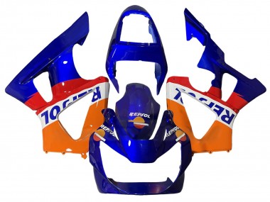 Carenados Moto Honda CBR900RR 929 2000-2001 - Naranja Blanco Rojo Azul Repsol Fábrica