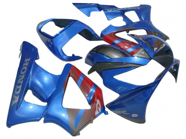 Carenados Moto Honda CBR900RR 929 2000-2001 - Azul Rojo Negro Brillante Fábrica