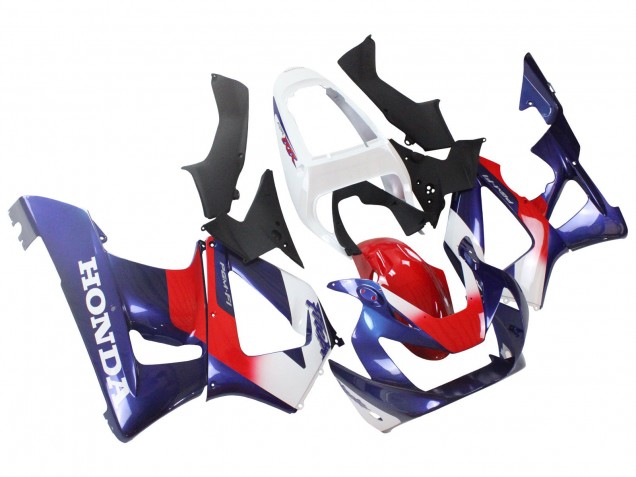 Carenados Moto Honda CBR900RR 929 2000-2001 - Blanco Rojo Azul Fábrica