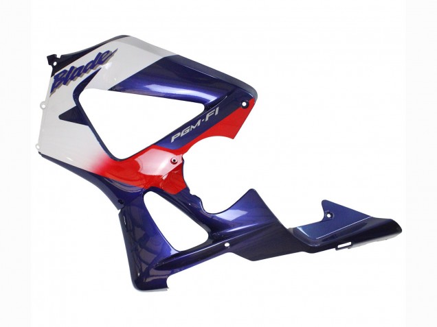 Carenados Moto Honda CBR900RR 929 2000-2001 - Blanco Rojo Azul Fábrica