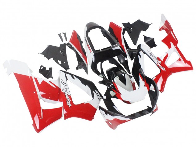 Carenados Moto Honda CBR900RR 929 2000-2001 - Blanco Rojo Negro Brillante Carrera Fábrica