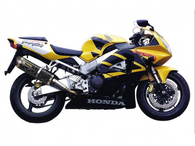 Carenados Moto Honda CBR900RR 929 2000-2001 - Amarillo Azul Oscuro Fábrica