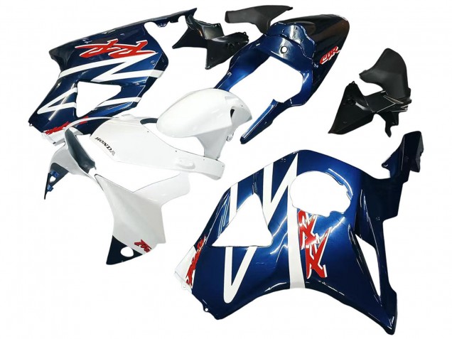 Carenados Moto Honda CBR900RR 954 2002-2003 - Blanco Azul Oscuro Fábrica