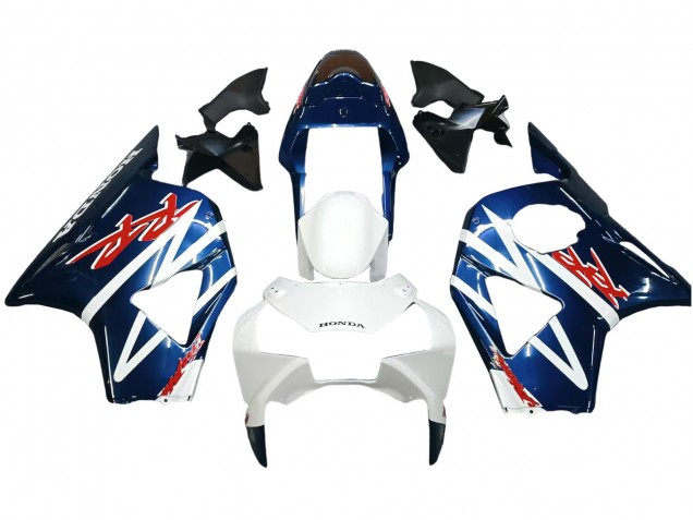 Carenados Moto Honda CBR900RR 954 2002-2003 - Blanco Azul Oscuro Fábrica