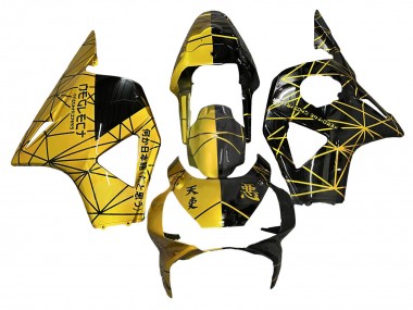 Carenado Moto Honda CBR900RR 954 2002-2003 - Amarillo Negro Brillante Fábrica