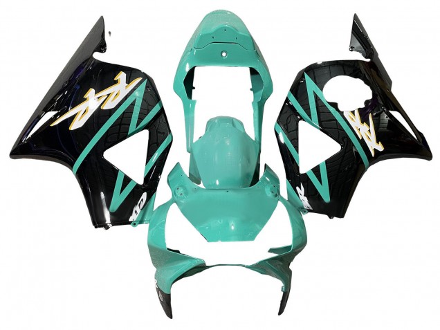 Carenados Moto Honda CBR900RR 954 2002-2003 - Verde Claro Negro Brillante Fábrica