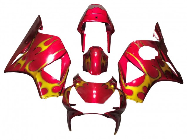 Carenados Moto Honda CBR900RR 954 2002-2003 - Rojo Amarillo Fábrica