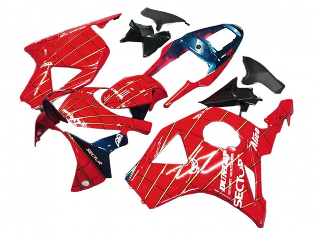 Carenados Moto Honda CBR900RR 954 2002-2003 - Rojo Azul Oscuro Dunlop Fábrica