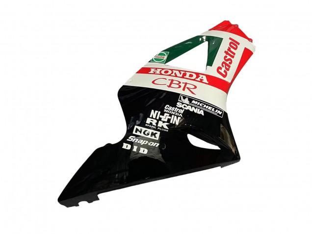 Carenados Moto Honda CBR900RR 954 2002-2003 - Blanco Rojo Verde Negro Brillante Castrol Fábrica