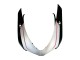 Carenados Moto Ducati 848 2007-2014 - Blanco Rosa Negro Brillante Connie Fábrica