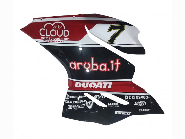Carenados Moto Ducati Panigale 899/1199 2011-2014 - Blanco Rojo Negro Brillante Aruba.it 7 Fábrica