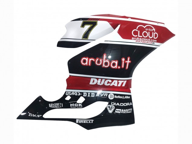 Carenados Moto Ducati Panigale 899/1199 2011-2014 - Blanco Rojo Negro Brillante Aruba.it 7 Fábrica