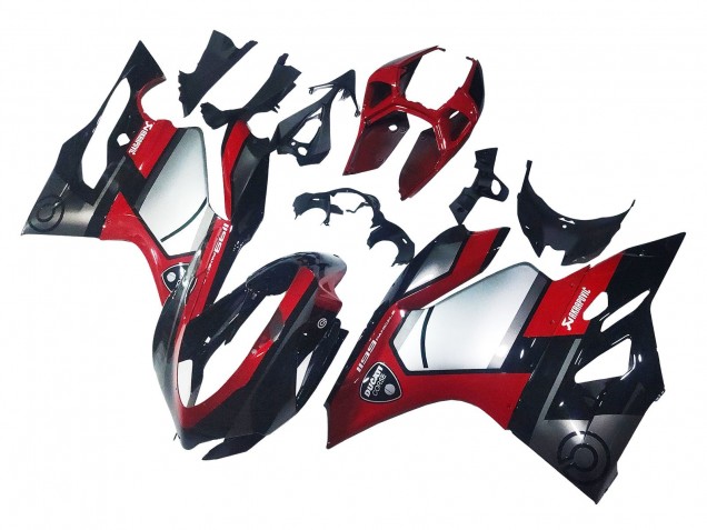 Carenados Moto Ducati 1199 2011-2014 - Rojo Plata Negro Fábrica