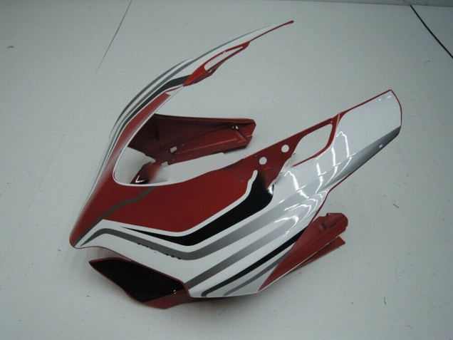 Carenado Moto Ducati Panigale 899 2011-2014 - Blanco Rojo Negro Brillante Fábrica